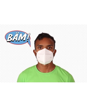 10 x Corona SARS-Cov-2 Pandemie Atemschutz-Maske (KN95) „BÄM“