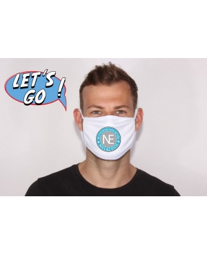 Text/Logo-Masken  „LET’S GO“